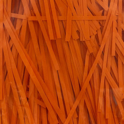 Decorative Shredded Paper 50g: Orange image number 2