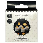 LED Tealights and Batteries: Pack of 4 image number 1