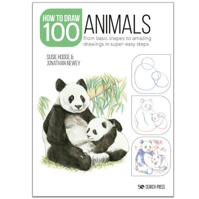 Draw 100: Animals By Susie Hodge & Jonathan Newey |The Works