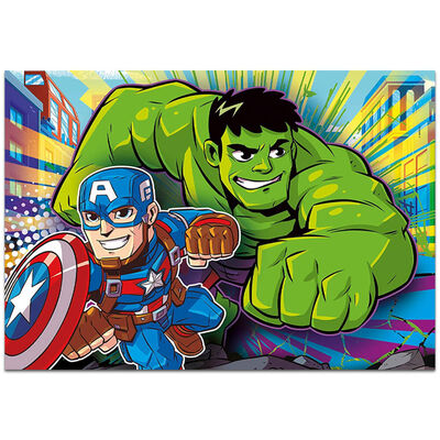 Kids Jigsaw Puzzle Set, Superheroes- 32 Pieces –