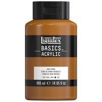 Liquitex Basics Acrylic Paint 400ml: Raw Sienna