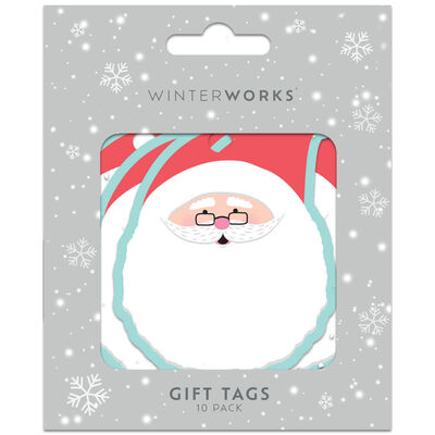 Santa Gift Tags: Pack of 10 image number 1