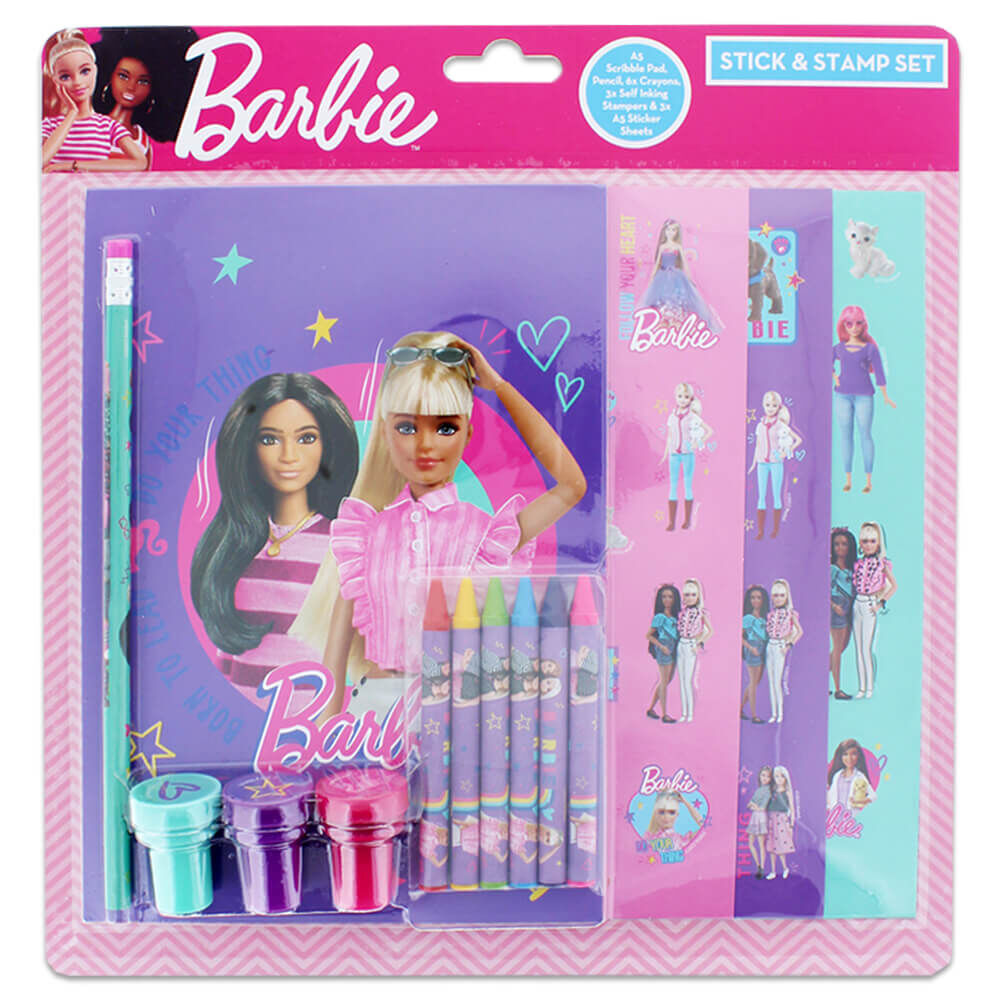 Barbie Sticker Stamp Set