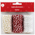 Christmas Twine: Pack of 3 image number 1