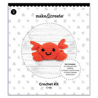 Crochet Craft Kit: Crab