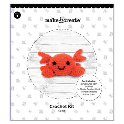 Crochet Craft Kit: Crab image number 1