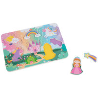 PlayWorks Unicorns Wooden Puzzle