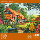 Thatched Cottage 500 Piece Jigsaw Puzzle image number 1