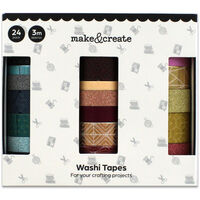 Washi Tape Set: Pack of 24