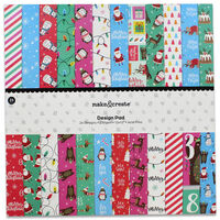 Christmas Characters Design Pad: 12 x 12 Inches