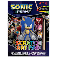 Sonic Prime Scratch Art Pad