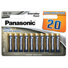 Panasonic Everyday AA Batteries: Pack of 20 image number 1