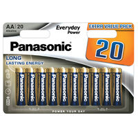 Panasonic Everyday AA Batteries: Pack of 20