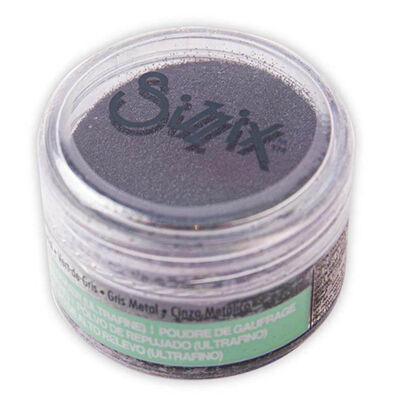 Sizzix Making Essential Opaque 12g Embossing Powder: Gunmetal