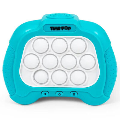 Time Pop Light Up Push Popper Game: Blue image number 2