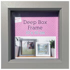 Grey Deep Box Frame - 10cm x 10cm image number 1