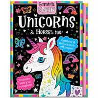 Scratch and Draw Horses and Unicorns