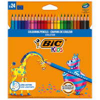 Bic Kids Evolution Colouring Pencils: Pack of 24