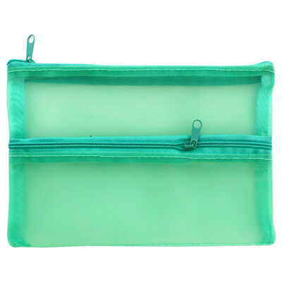 Scribblicious Mint 2 Pocket Mesh Pencil Case From 1.00 GBP | The Works
