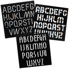 Alphabet Stencil Set: 3 Pack image number 2