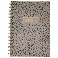 Animal Print 2025 Week to View A5 Diary