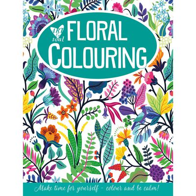 Floral Colouring Book By Becca Wildman |The Works