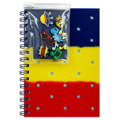 Scribb It Silicone Accessories Notebook: Navy image number 1