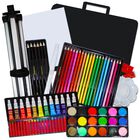 Crawford & Black 140 Piece Art Studio Set with Easel image number 2