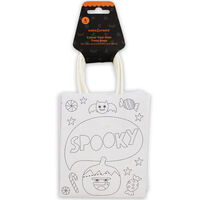 Halloween Colour Your Own Paper Treat Bags: Pack of 4