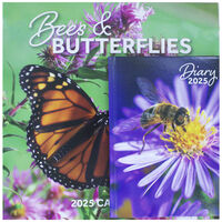 2025 Bees and Butterflies Calendar and Diary Set