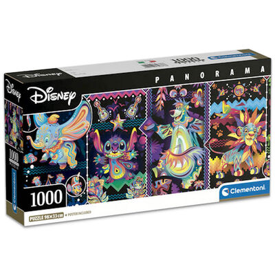 Clementoni Disney Joy Panorama 1000 Jigsaw Puzzle image number 1