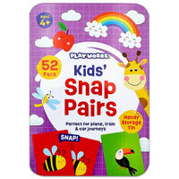 PlayWorks Snap Pairs Travel Tin Game