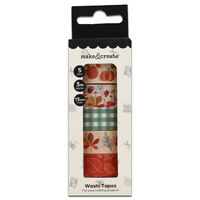 Autumn Washi Tape: Pack of 5