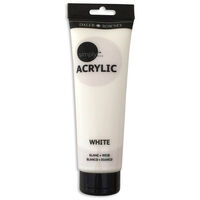 Dailer Rowney Simply Acrylic White Paint: 250ml