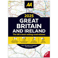 AA 2025 Road Atlas Great Britain and Ireland