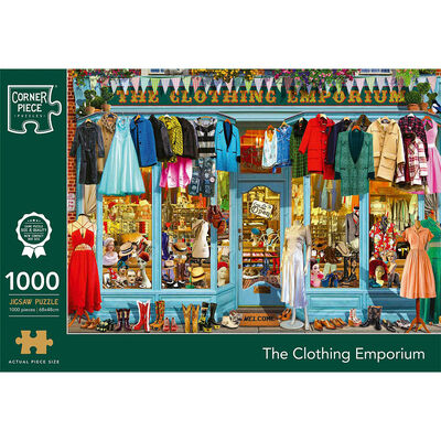 The Clothing Emporium 1000 Piece Jigsaw Puzzle image number 1