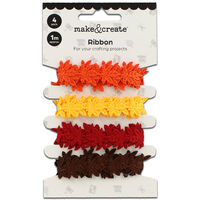 Autumn Leaves Ribbon: Pack of 4