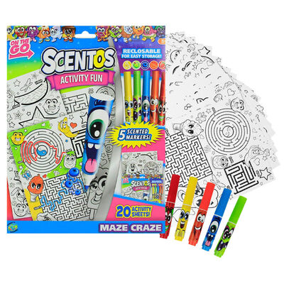 Scentos Activity Dot & Maze Games: Assorted image number 2