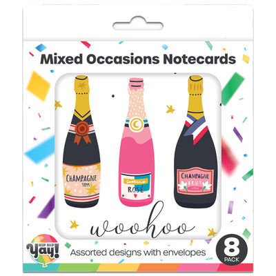 Assorted Celebration Cards: Pack of 8 image number 1