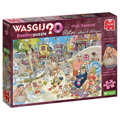 Wasgij Retro Destiny 8 High Season! 1000 Piece Jigsaw Puzzle image number 1