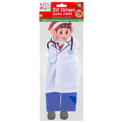 Elves Behavin' Badly Elf Deluxe Doctor Outfit: Assorted image number 1