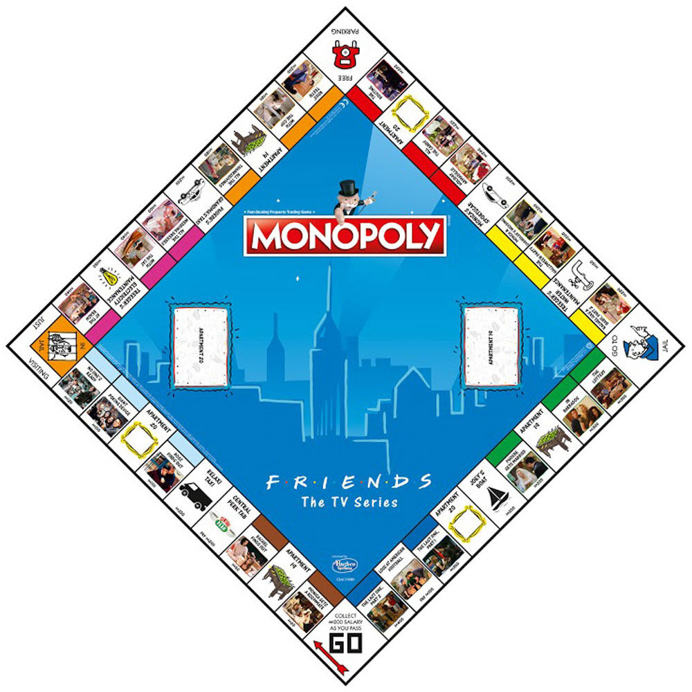 friends monopoly board game