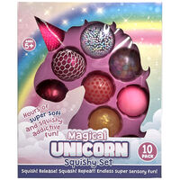 Magical Unicorn Squishy Set: Pack of 10