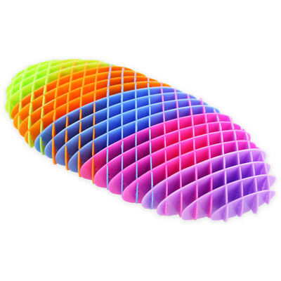 Rainbow Warp Worm Fidget Toy image number 2