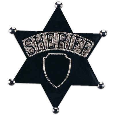 Jumbo Sheriff Star Badge image number 1