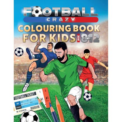 Coloring Book for Kids: Football coloring books for boys ages 8-12: Soccer  Activity Book For Kids (Paperback)