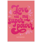 A5 Casebound Love Is My Superpower Notebook image number 1