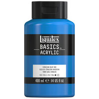 Liquitex Basics Acrylic Paint 400ml: Cerulean Blue Hue