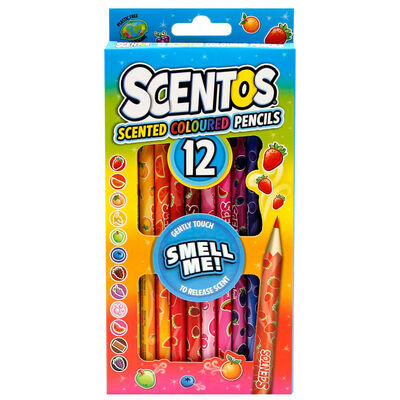 Scentos Scented Colouring Pencils: Pack of 12 image number 1