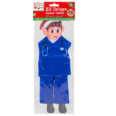 Elves Behavin' Badly Elf Deluxe Doctor Outfit: Assorted image number 2